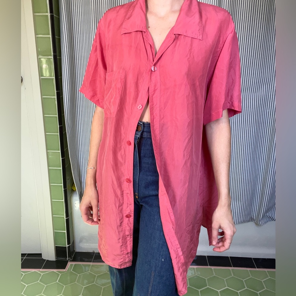 DVF Silk Shirtdress, Pink
